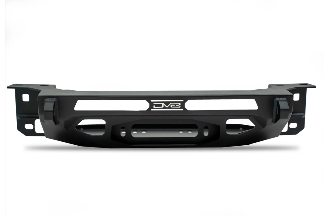 Front bumper assembly, black painted, with bracket
