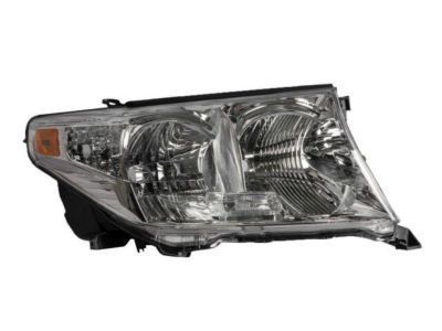 Headlamp assembly, right-hand side
